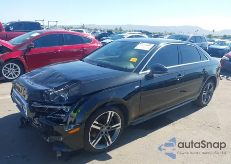 2018 Audi A4 2.0T Tech Ultra Premium/2.0T Ultra Premium from USA, damaged, VIN WAULMAF43JA132678